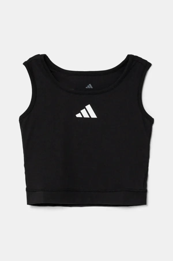 adidas Dječji top adidas boja: crna, JJ0998