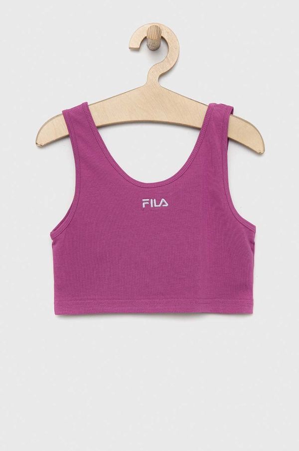 Fila Dječji top Fila boja: ljubičasta
