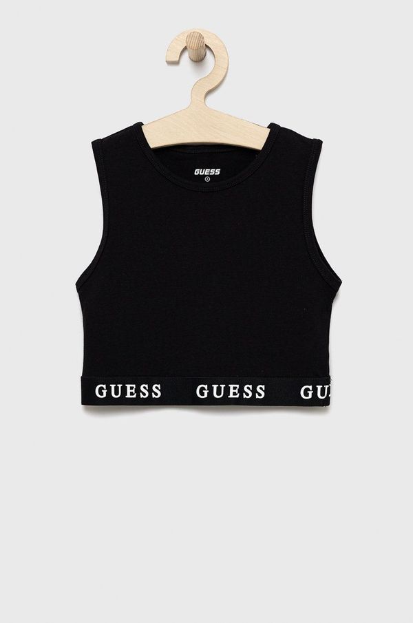 Guess Dječji top Guess boja: crna