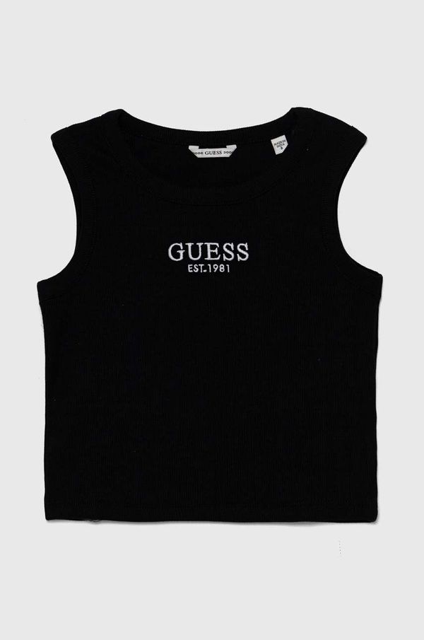 Guess Dječji top Guess boja: crna, J4YI16 KBZP4
