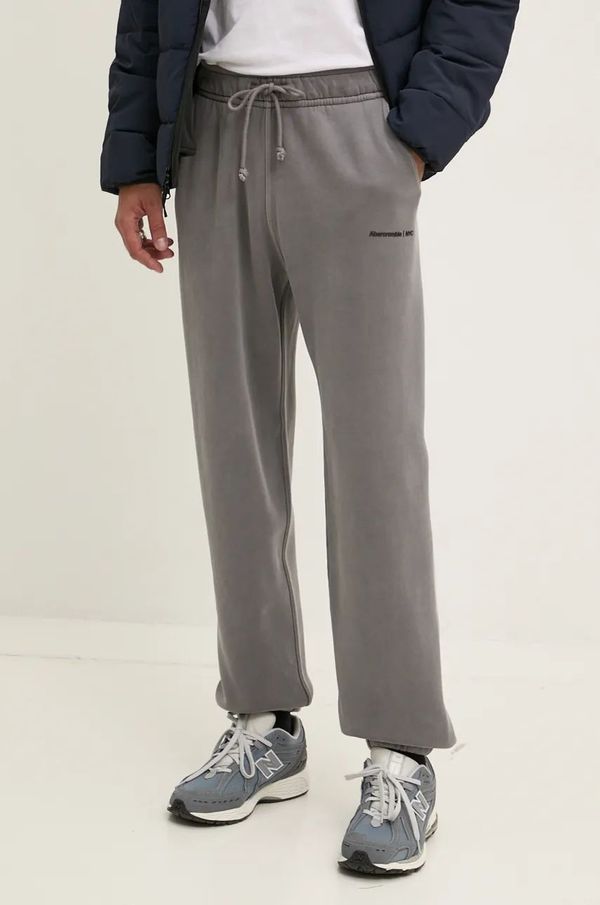 Abercrombie & Fitch Donji dio trenirke Abercrombie & Fitch boja: siva, bez uzorka, KI134-4068