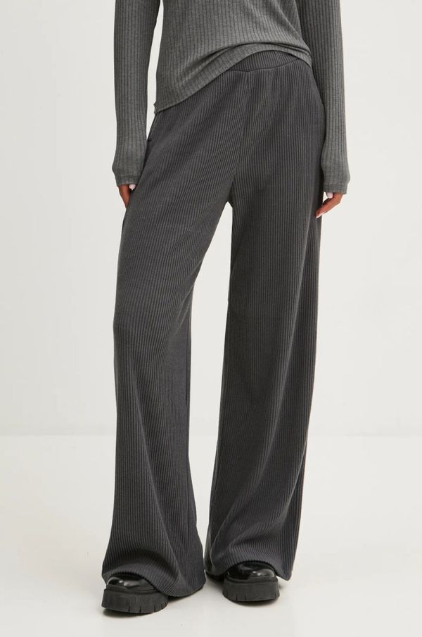 Abercrombie & Fitch Donji dio trenirke Abercrombie & Fitch boja: siva, bez uzorka, KI147-4085