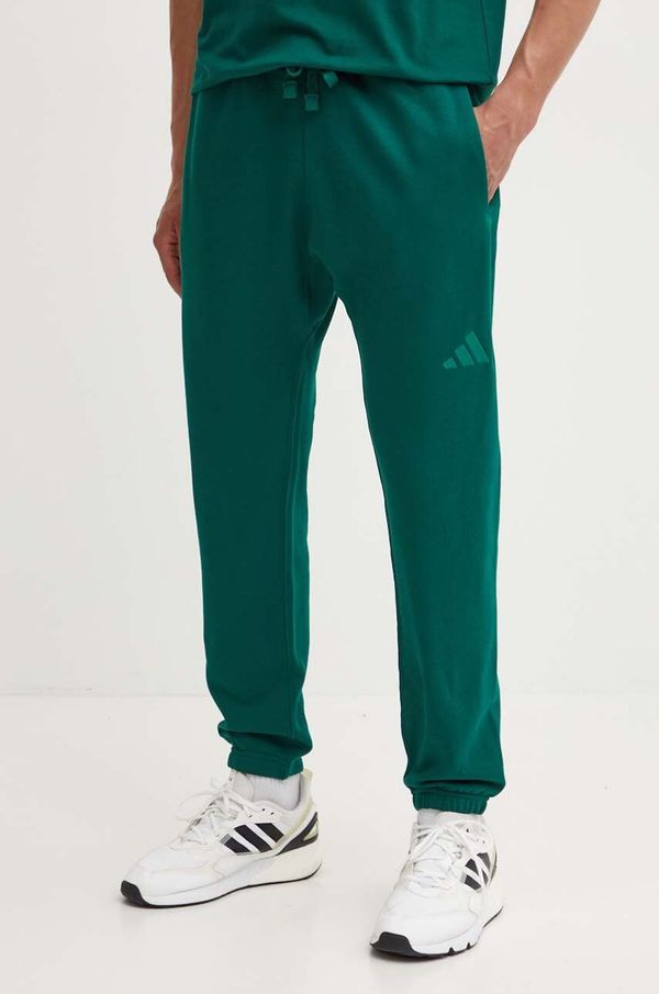 adidas Donji dio trenirke adidas All SZN boja: zelena, bez uzorka, IY6567