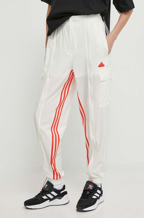 adidas Donji dio trenirke adidas boja: bež, s aplikacijom, IS0904