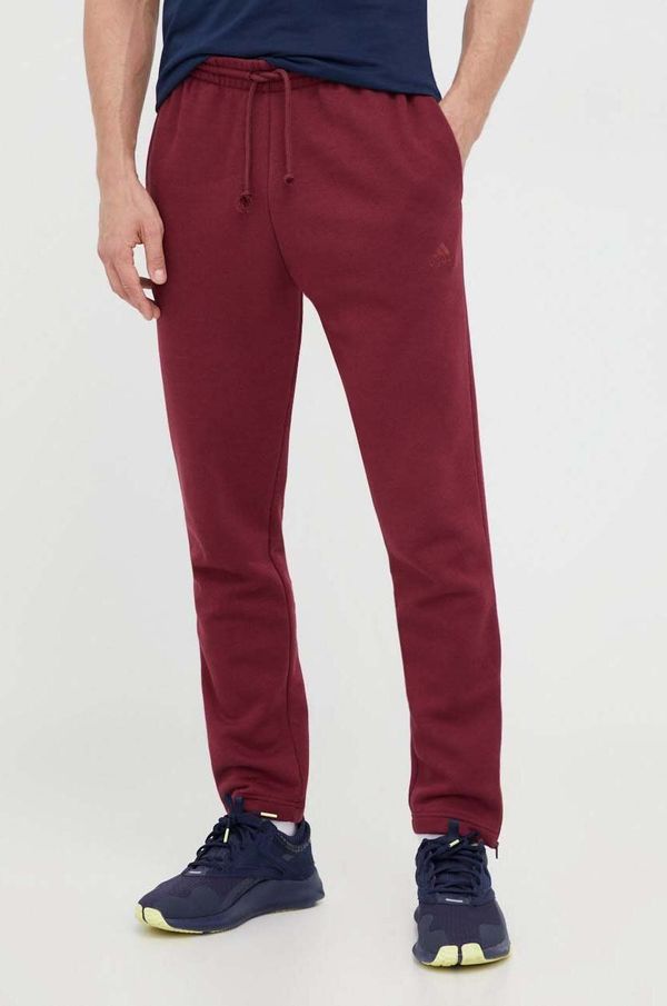 adidas Donji dio trenirke adidas boja: bordo, bez uzorka