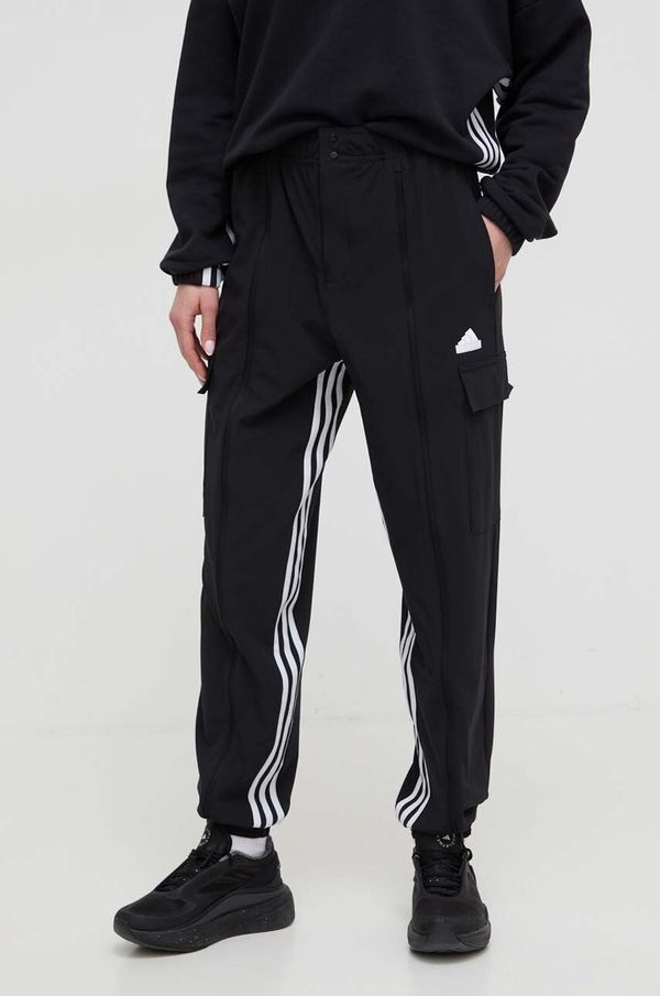 adidas Donji dio trenirke adidas boja: crna, s uzorkom