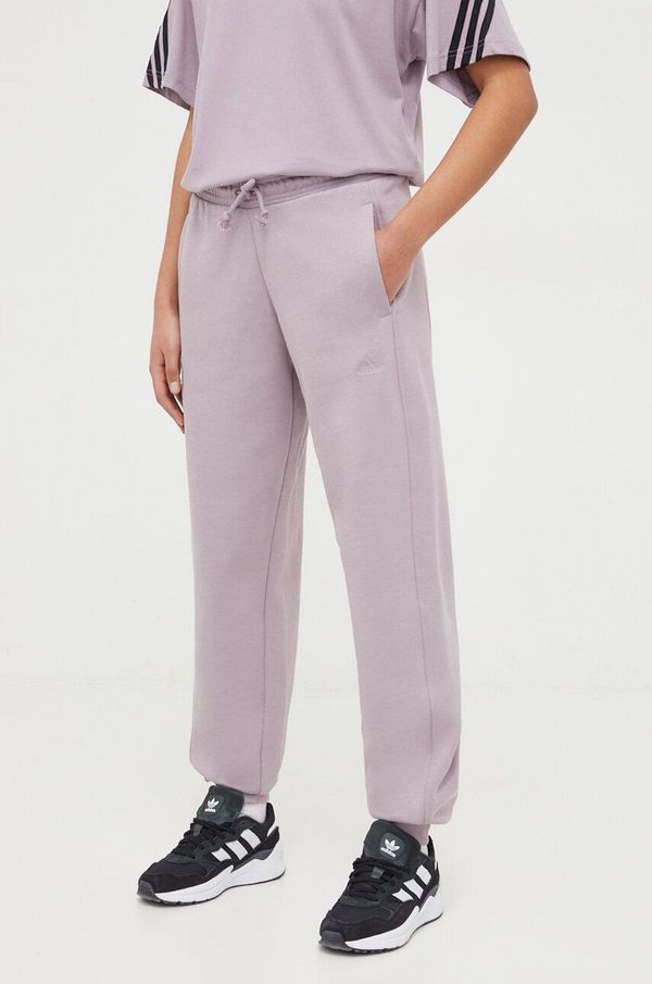adidas Donji dio trenirke adidas boja: ljubičasta, bez uzorka IW1283
