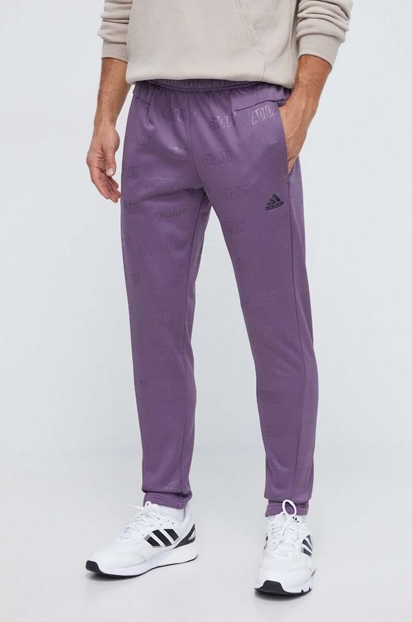 adidas Donji dio trenirke adidas boja: ljubičasta, s uzorkom
