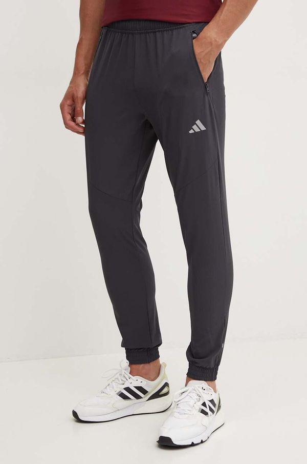 adidas Donji dio trenirke adidas boja: siva, bez uzorka, JG1264