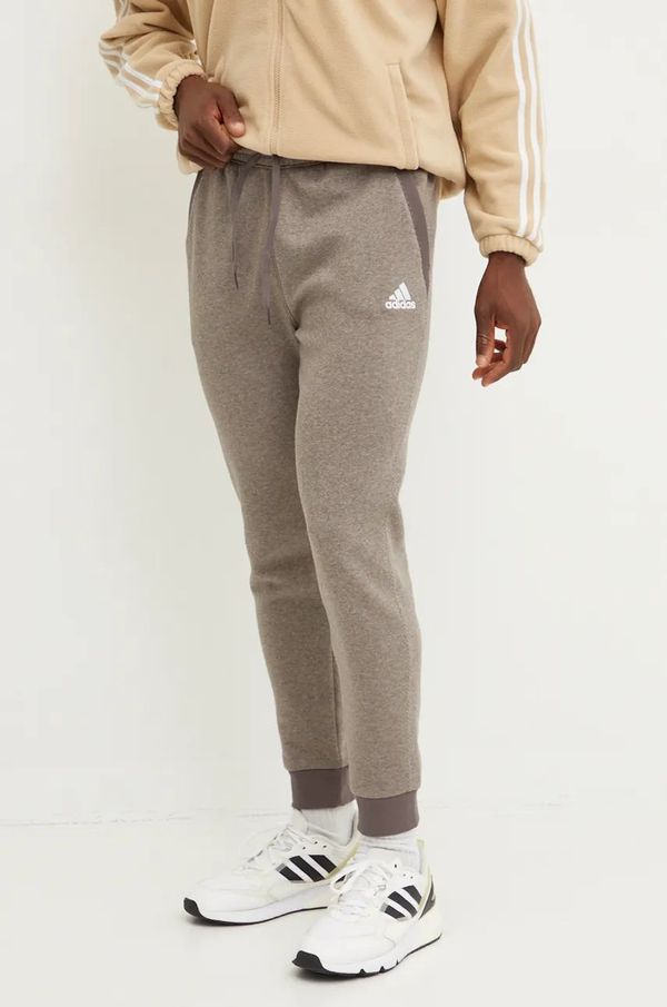adidas Donji dio trenirke adidas boja: smeđa, melanž, IY6611