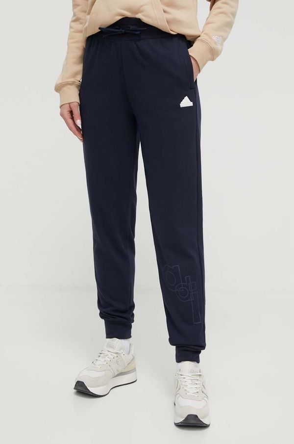 adidas Donji dio trenirke adidas boja: tamno plava, s tiskom