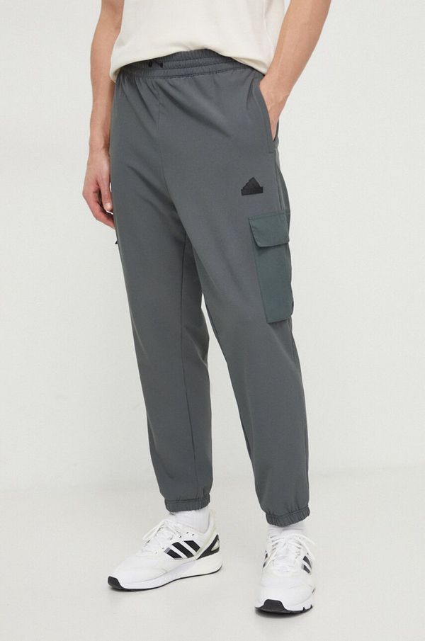 adidas Donji dio trenirke adidas boja: zelena, bez uzorka