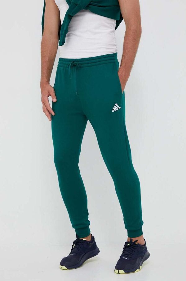 adidas Donji dio trenirke adidas boja: zelena, glatki materijal