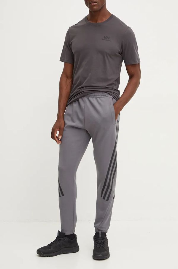 adidas Donji dio trenirke adidas Future Icons boja: siva, s aplikacijom, IW8535