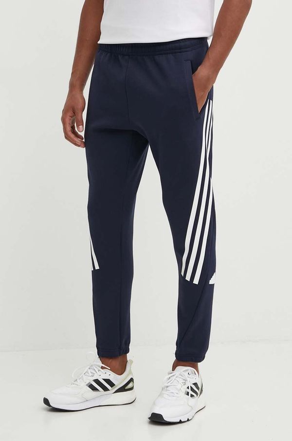 adidas Donji dio trenirke adidas Future Icons boja: tamno plava, s tiskom, IW8575
