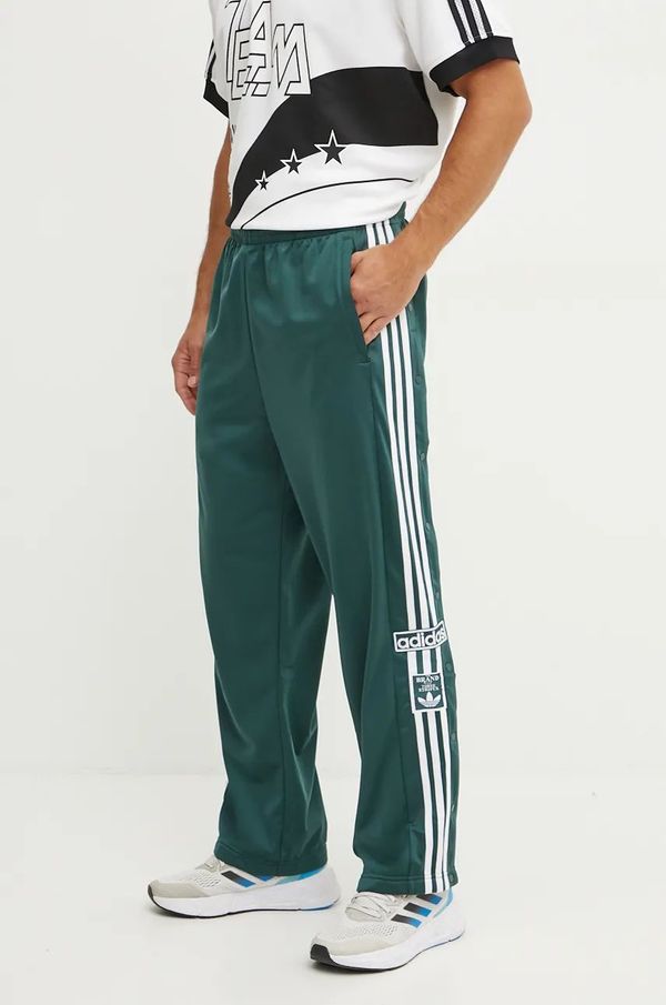 adidas Originals Donji dio trenirke adidas Originals Adibreak boja: zelena, s aplikacijom, IY9928
