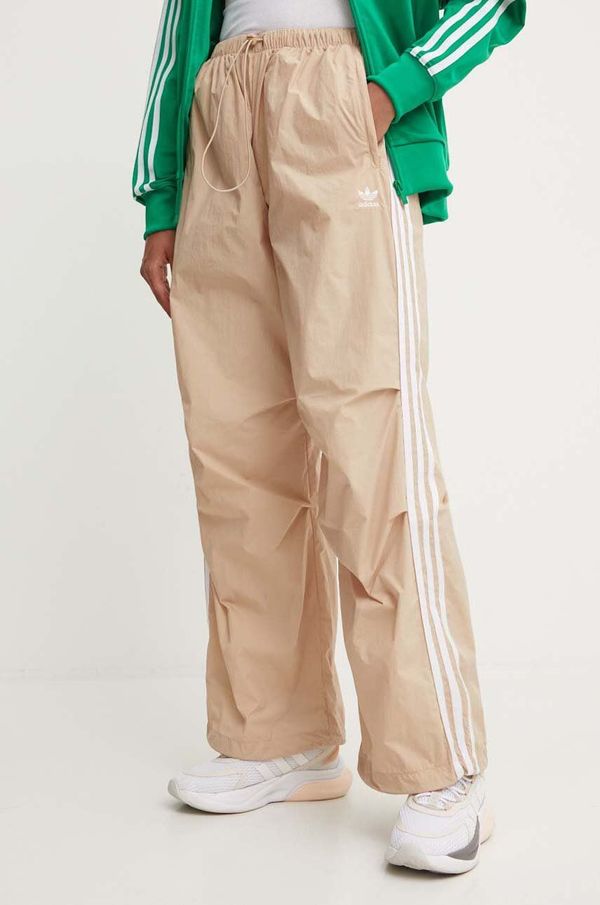 adidas Originals Donji dio trenirke adidas Originals boja: bež, s aplikacijom, IY7252