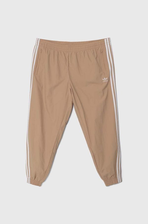 adidas Originals Donji dio trenirke adidas Originals boja: bež, s aplikacijom, IZ2417