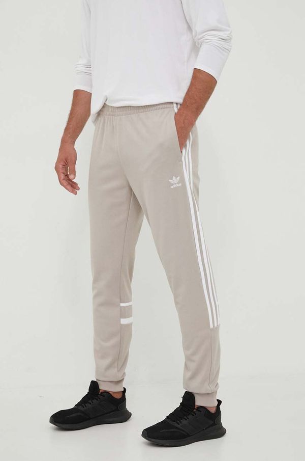 adidas Originals Donji dio trenirke adidas Originals boja: bež, s aplikacijom