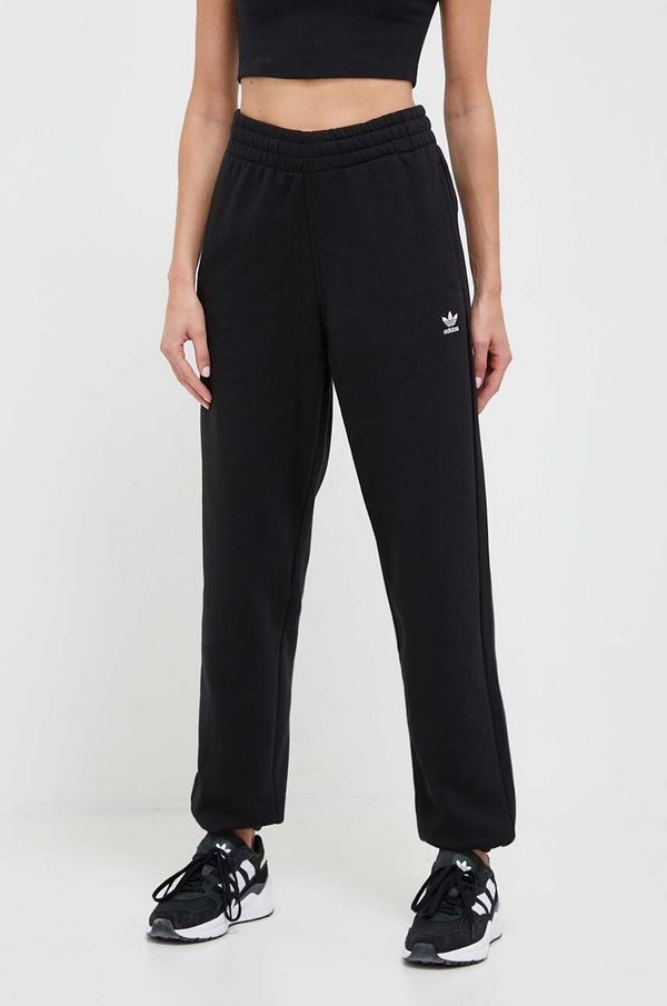 adidas Originals Donji dio trenirke adidas Originals boja: crna, glatki materijal