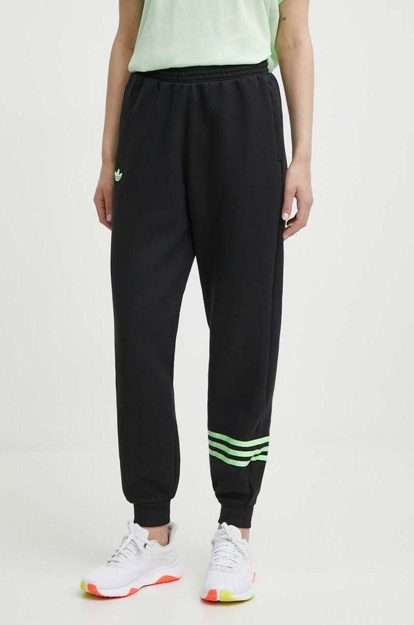 adidas Originals Donji dio trenirke adidas Originals boja: crna, s aplikacijom, IU2501