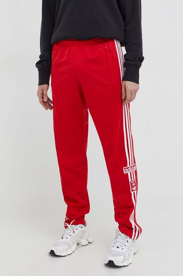 adidas Originals Donji dio trenirke adidas Originals boja: crvena, s aplikacijom