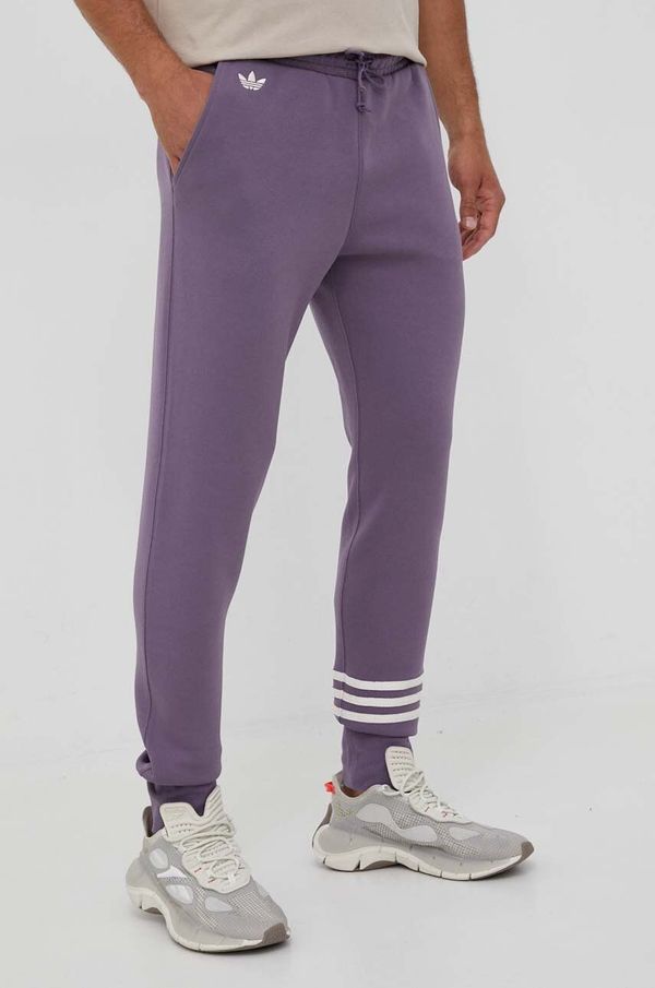 adidas Originals Donji dio trenirke adidas Originals boja: ljubičasta, s aplikacijom