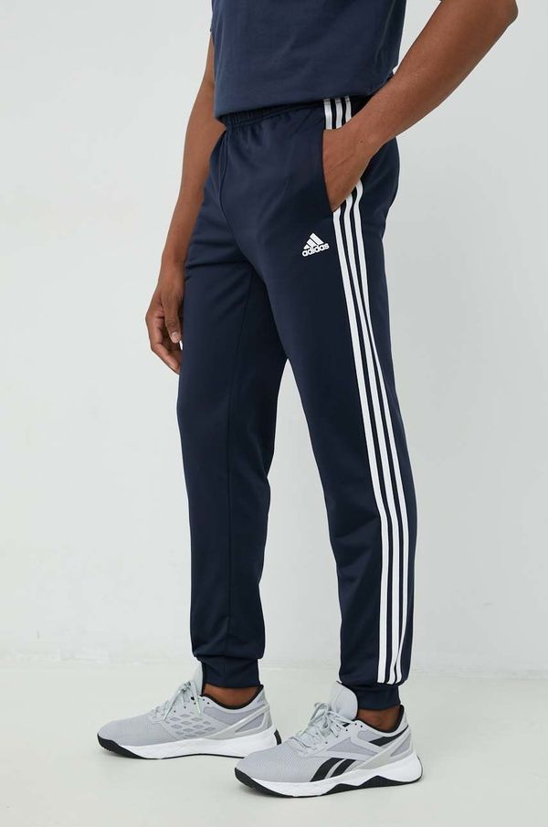 adidas Donji dio trenirke adidas za muškarce, boja: tamno plava, s aplikacijom