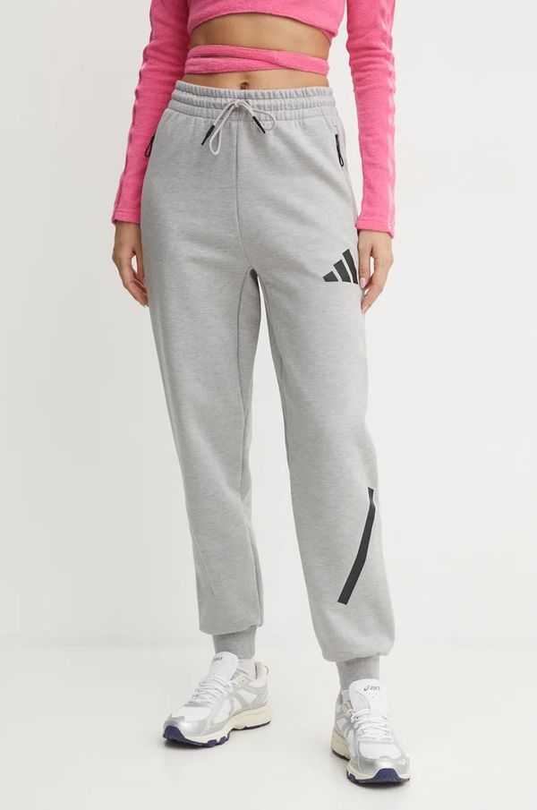 adidas Donji dio trenirke adidas ZNE boja: siva, s tiskom, JD9586