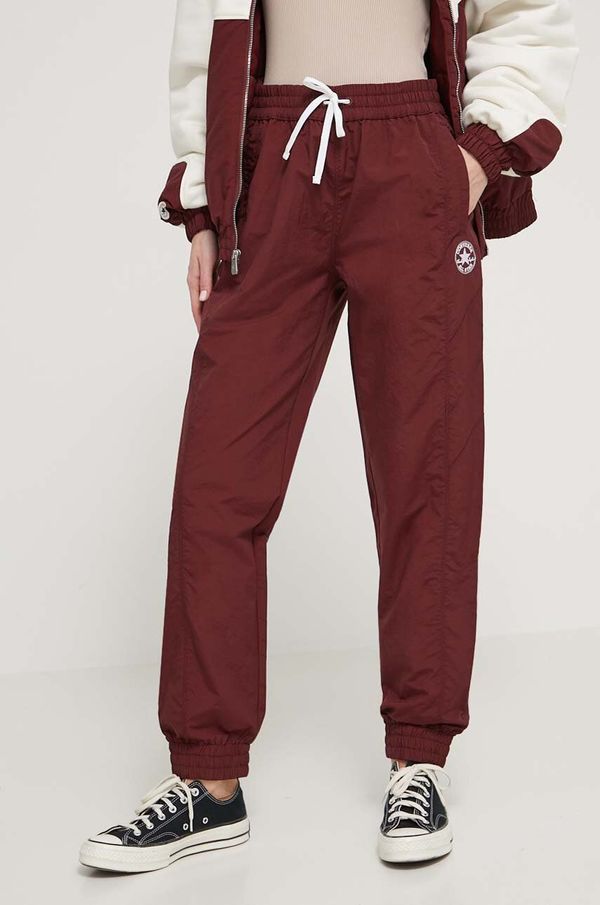 Converse Donji dio trenirke Converse boja: bordo, bez uzorka