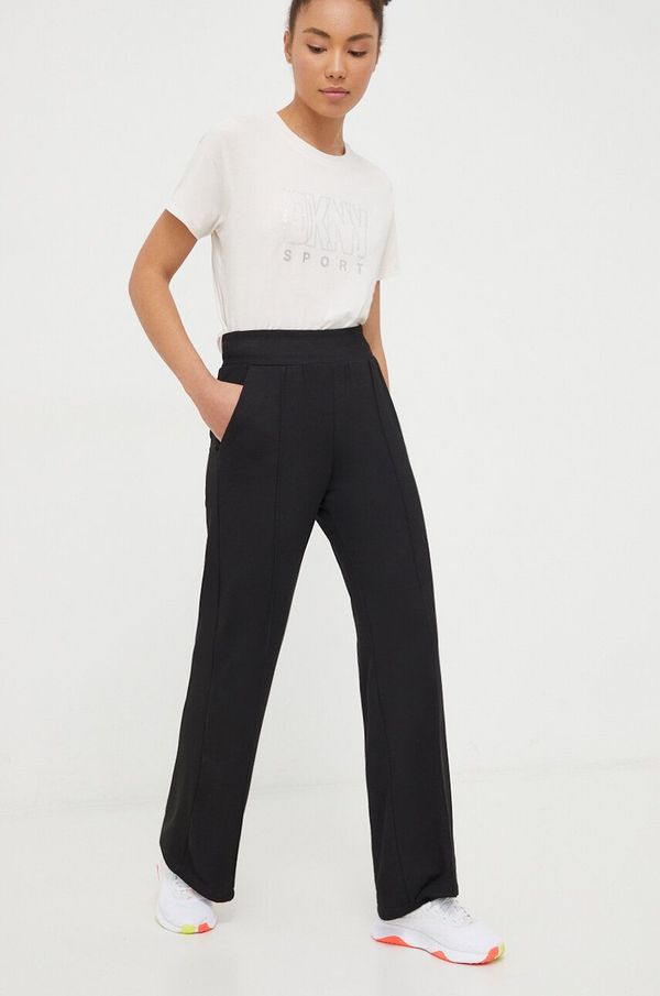 DKNY Donji dio trenirke Dkny boja: crna, bez uzorka