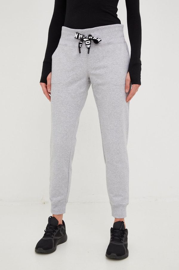 DKNY Donji dio trenirke Dkny za žene, boja: siva, melanž