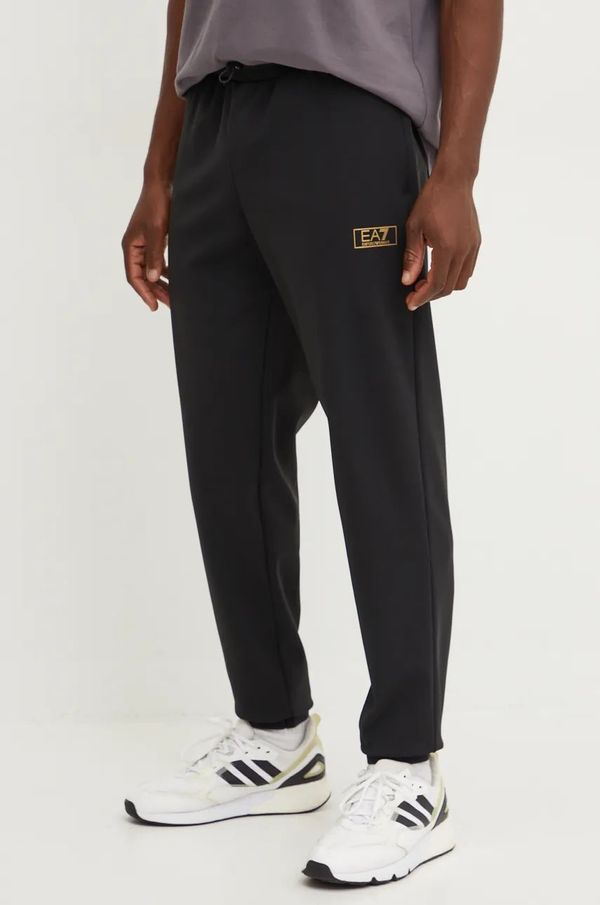 EA7 Emporio Armani Donji dio trenirke EA7 Emporio Armani boja: crna, s tiskom, AF10343.7M000028