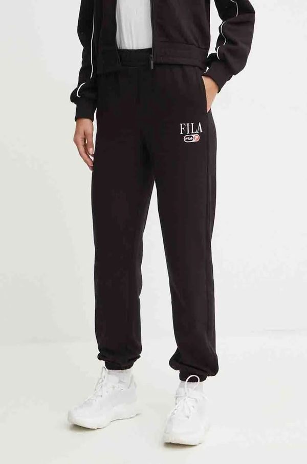 Fila Donji dio trenirke Fila Lewisville boja: crna, bez uzorka, FAW0911