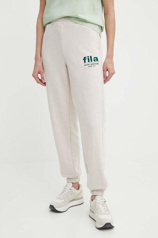 Fila Donji dio trenirke Fila Lima boja: bež, s aplikacijom, FAW0766