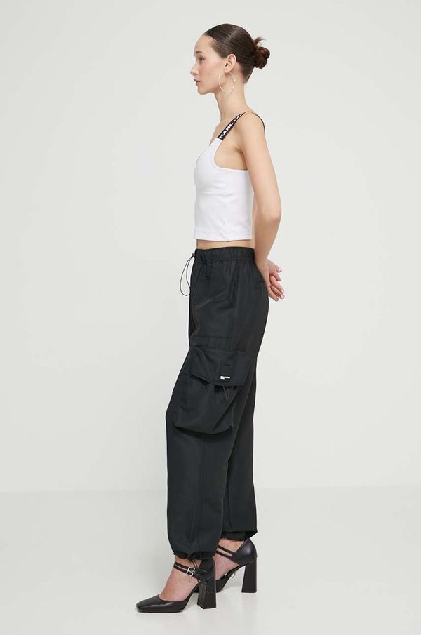 Karl Lagerfeld Jeans Donji dio trenirke Karl Lagerfeld Jeans boja: crna, bez uzorka