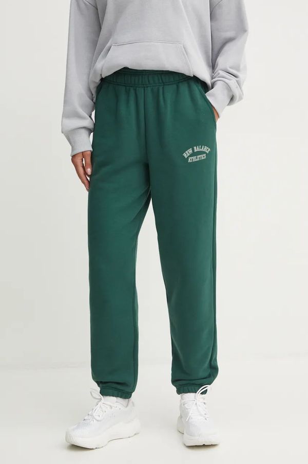 New Balance Donji dio trenirke New Balance boja: zelena, s tiskom, WP43500NWG