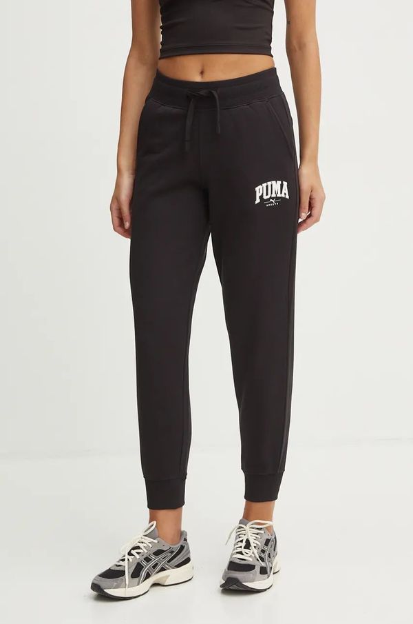 Puma Donji dio trenirke Puma boja: crna, s tiskom, 681542