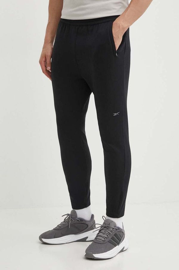 Reebok Donji dio trenirke Reebok Active Collective boja: crna, bez uzorka, 100075686