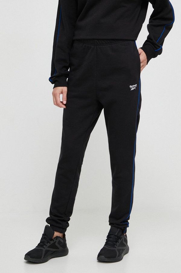 Reebok Donji dio trenirke Reebok boja: crna, bez uzorka