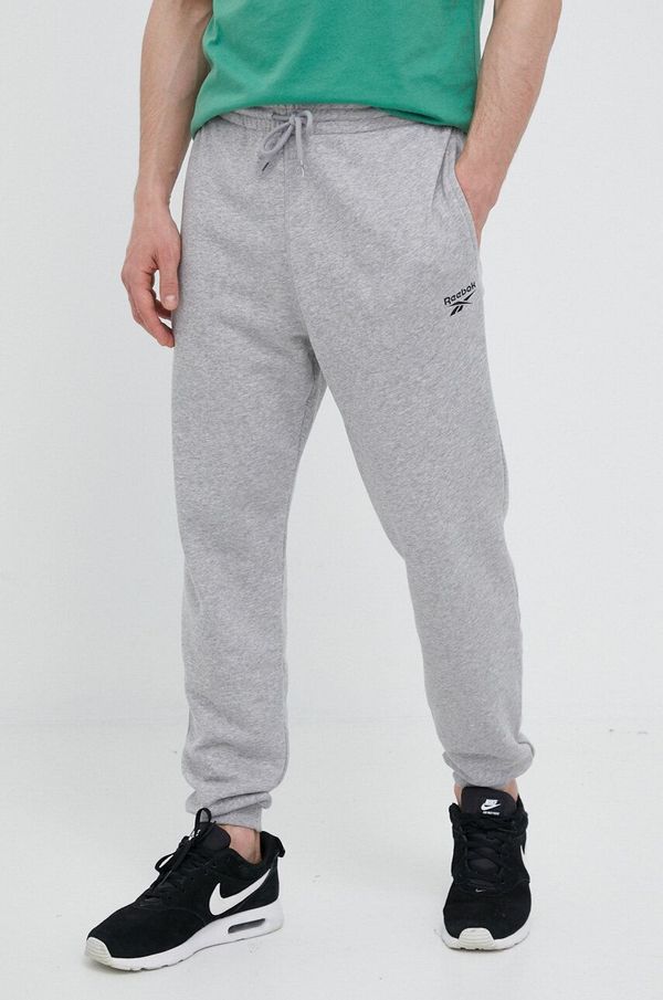 Reebok Donji dio trenirke Reebok boja: siva, melanž
