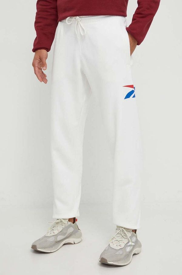 Reebok Classic Donji dio trenirke Reebok Classic boja: bijela, s tiskom