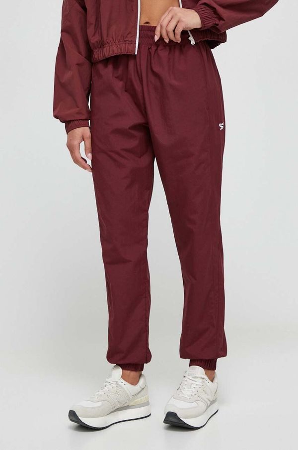Reebok Classic Donji dio trenirke Reebok Classic boja: bordo, bez uzorka