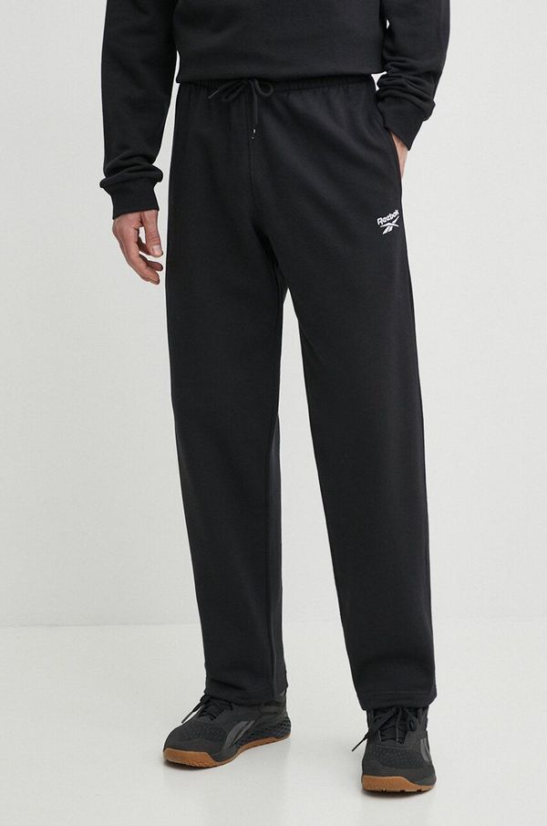 Reebok Donji dio trenirke Reebok Identity boja: crna, bez uzorka, 100202820