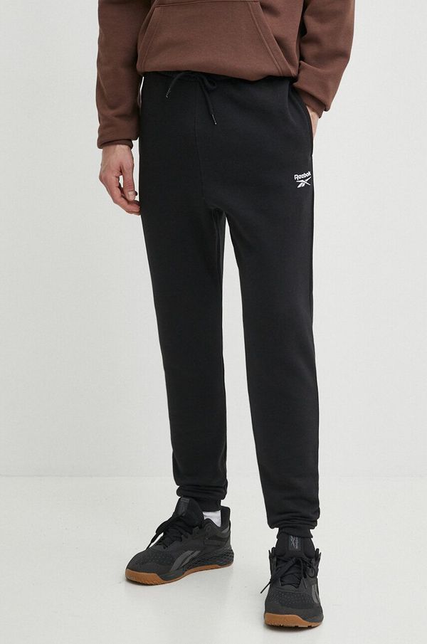 Reebok Donji dio trenirke Reebok Identity boja: crna, bez uzorka, 100202842