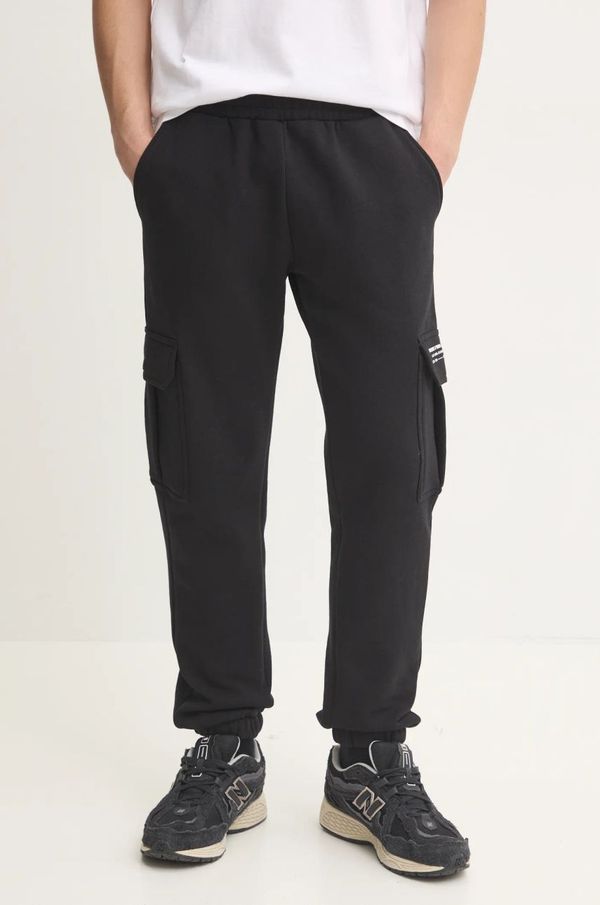Superdry Donji dio trenirke Superdry boja: crna, s tiskom, M7011145A-02A
