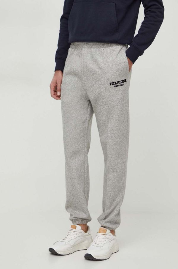 Tommy Hilfiger Donji dio trenirke Tommy Hilfiger boja: siva, s uzorkom