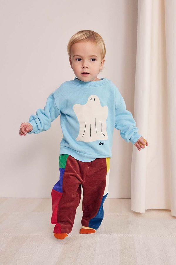 Bobo Choses Donji dio trenirke za bebe Bobo Choses boja: smeđa, s uzorkom, 224AB072