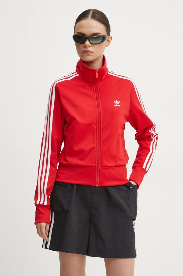 adidas Originals Dukserica adidas Originals Adicolor Classics Firebird za žene, boja: crvena, s aplikacijom, IR8079