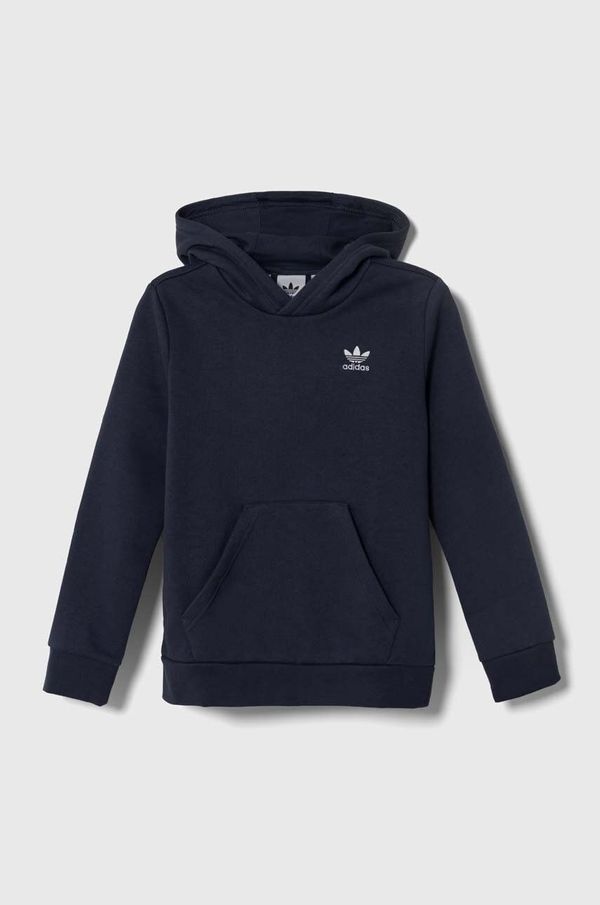 adidas Originals Dukserica adidas Originals boja: crna, s kapuljačom, glatka, HG1440-black